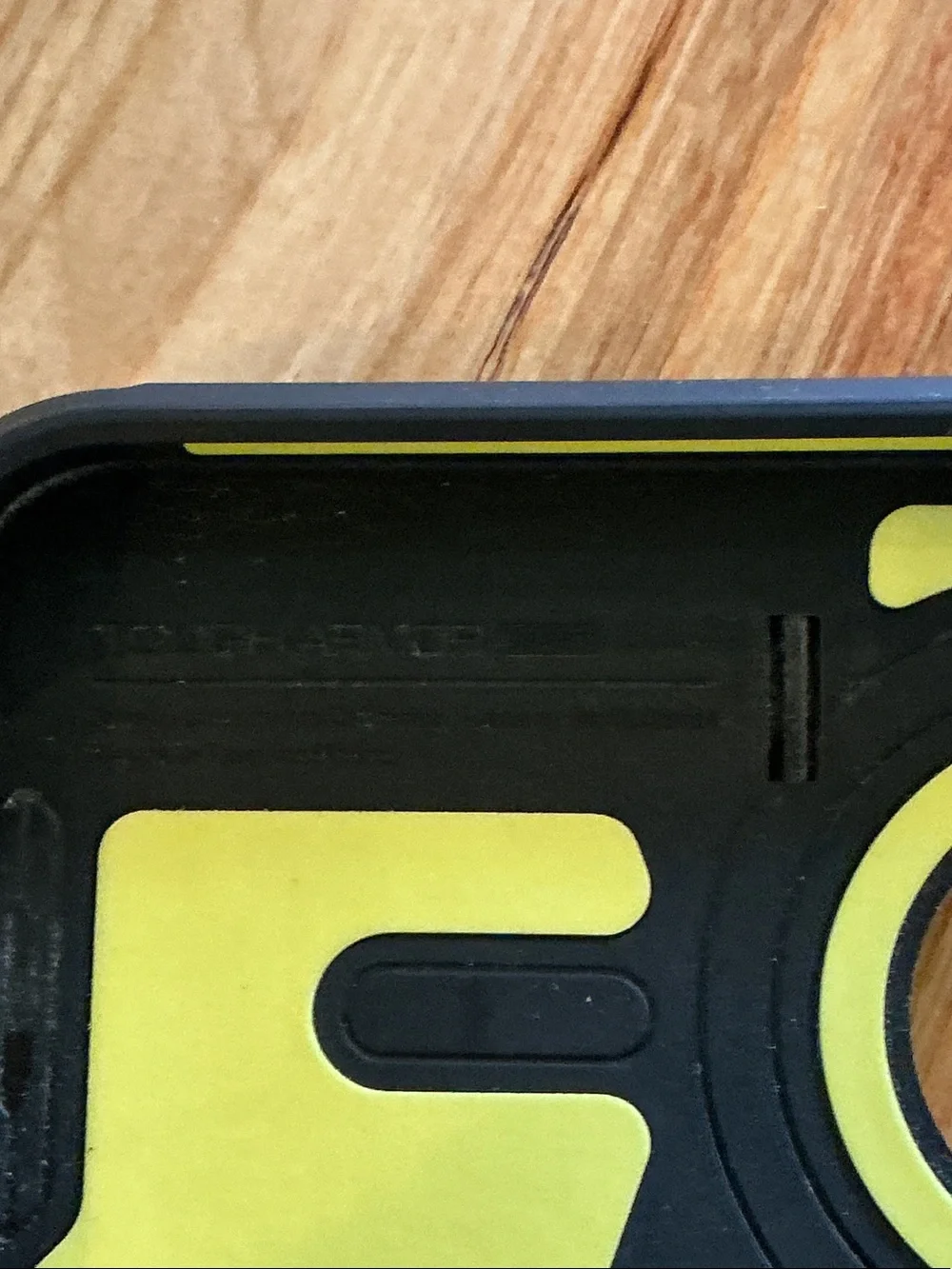 Spigen Dual-Layer Phone Case in Black and Yellow